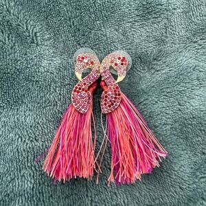 Baublebar flamingo earrings